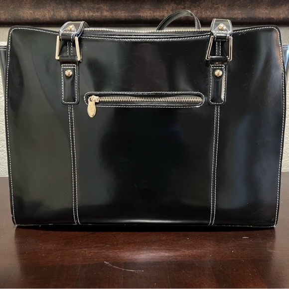 McKlein Glenna Leather Tablet Tote Bag‎ Leather tablet tote black - Picture 3 of 4